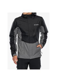 columbia - Kurtka przeciwdeszczowa męska Columbia Pouring Adventure III Jacket. Kolor: szary. Sport: turystyka piesza
