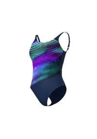 Strój kąpielowy damski jednoczęściowy treningowy basen Arena Bodylift. Kolor: niebieski