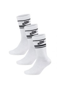 Nike - Skarpety Unisex Dla Dorosłych Sportswear Essential DriFIT Everyday Crew (zestaw. Kolor: czarny, biały, wielokolorowy. Sport: turystyka piesza