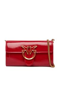 Pinko - PINKO Torebka Love One Wallet C PE25 PLTT 100062 A1UV Czerwony. Kolor: czerwony. Materiał: skórzane
