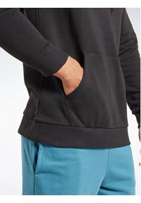 Reebok Bluza Identity Logo HA9273 Czarny Regular Fit. Kolor: czarny. Materiał: bawełna, syntetyk