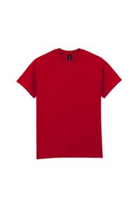 GILDAN - Ultra Bawełniana Koszulka Unisex Dla Dorosłych. Kolor: czerwony. Materiał: bawełna
