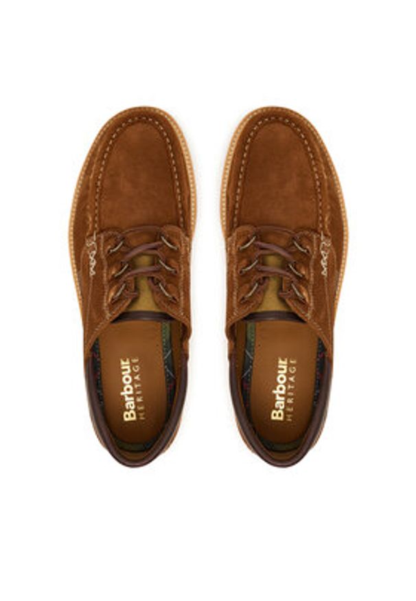 Barbour Półbuty Murtun MFO0833TA32 Brązowy. Kolor: brązowy. Materiał: zamsz, skóra