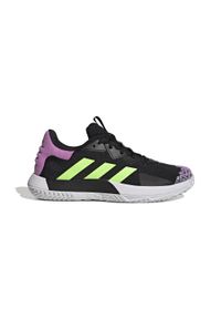 Buty do tenisa męskie Adidas SoleMatch Control na każdą nawierzchnię. Materiał: kauczuk. Szerokość cholewki: normalna. Sport: tenis