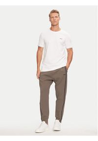 BOSS - Boss T-Shirt Taul 50521245 Écru Regular Fit. Materiał: bawełna