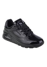 skechers - Buty sportowe Sneakersy damskie, Uno-Shiny One. Kolor: czarny. Sport: turystyka piesza