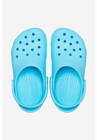 Crocs klapki Classic Clog kolor turkusowy 206991 ARCTIC. Nosek buta: okrągły. Kolor: turkusowy. Materiał: materiał #2
