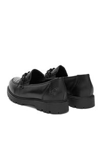 Rieker Loafersy 45561-01 Czarny. Kolor: czarny. Materiał: skóra #4