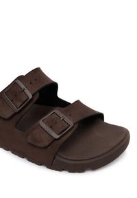 BOSS Klapki Surfley Sand MF 50563157 Brązowy. Kolor: brązowy. Materiał: skóra #3