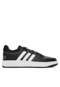 Adidas - adidas Buty Hoops 3.0 Low Classic Vintage GY5432 Czarny. Kolor: czarny. Materiał: materiał