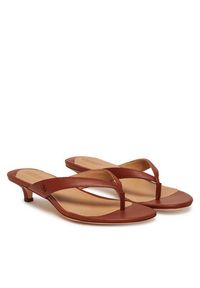 Lauren Ralph Lauren - LAUREN RALPH LAUREN Japonki Francesca 802966841002 Brązowy. Kolor: brązowy. Materiał: skóra #5