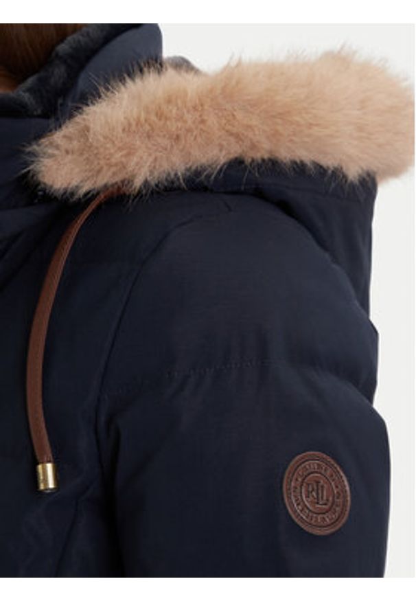 Lauren Ralph Lauren - LAUREN RALPH LAUREN Płaszcz zimowy 297957509008 Granatowy Regular Fit. Kolor: niebieski. Materiał: syntetyk. Sezon: zima