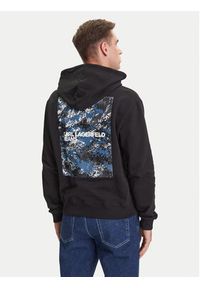 Karl Lagerfeld Jeans Bluza A3M20025 Czarny Regular Fit. Kolor: czarny. Materiał: bawełna #4