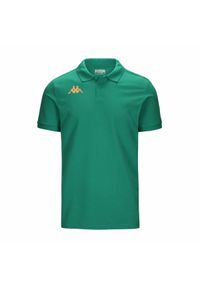 Polo Kappa Gastio. Typ kołnierza: polo. Kolor: zielony. Styl: sportowy #1