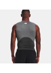 Under Armour - Koszulka męska tank top UNDER ARMOUR 1361522 bez rękawów. Kolor: szary. Długość rękawa: bez rękawów. Sport: bieganie #2