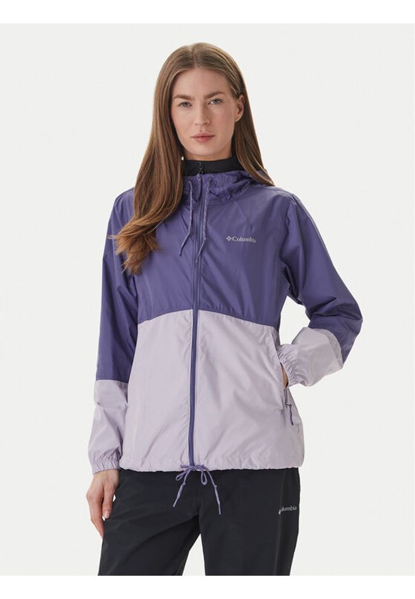 columbia - Columbia Wiatrówka Flash Forward™ II 2116531 Fioletowy Regular Fit. Kolor: fioletowy. Materiał: syntetyk