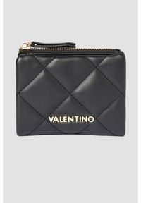 Valentino by Mario Valentino - VALENTINO Czarny pikowany mały portfel Ocarina. Kolor: czarny #1