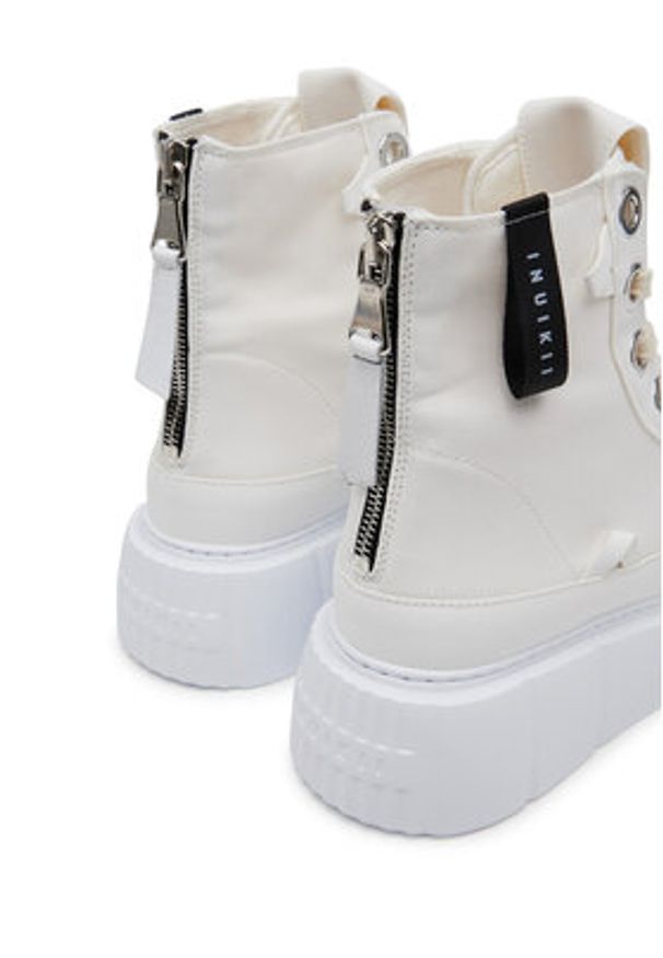 Inuikii Trampki Matilda Canvas High 30103-025 Biały. Kolor: biały. Materiał: materiał