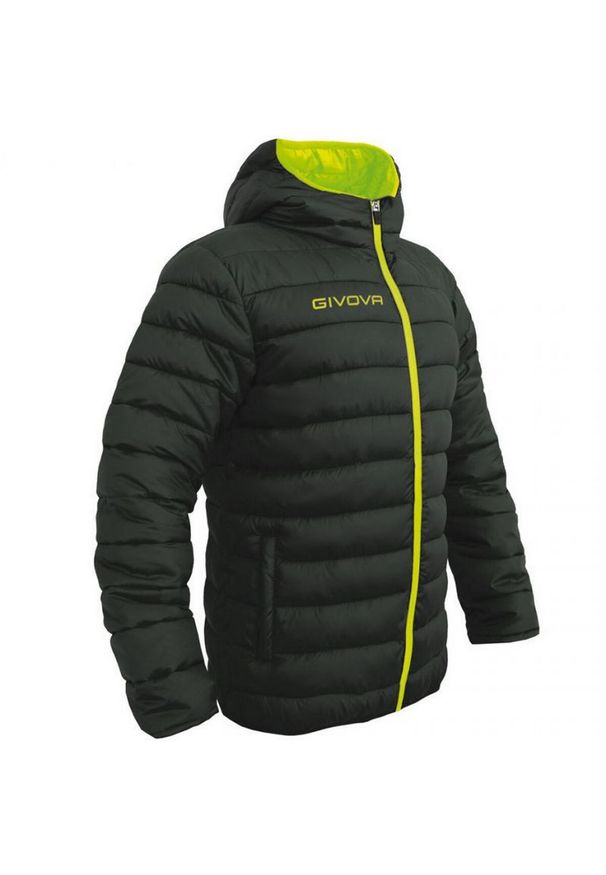 Givova - Damska Kurtka Puchowa Olanda. Kolor: żółty, wielokolorowy, zielony. Materiał: puch. Sport: turystyka piesza