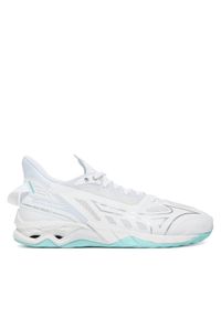 Mizuno Buty halowe Wave Mirage 5 X1GB2350 Biały. Kolor: biały. Materiał: skóra. Model: Mizuno Wave