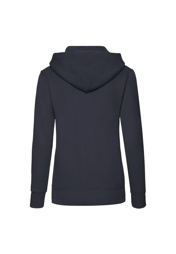 FRUIT OF THE LOOM - Bluza Damska Z Kapturem. Typ kołnierza: kaptur. Kolor: niebieski