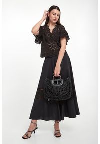 Twinset Milano - Bluzka damska w haft angielski TWINSET. Wzór: haft