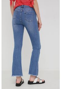 Answear Lab jeansy Premium Denim damskie medium waist. Kolor: niebieski. Styl: wakacyjny #3