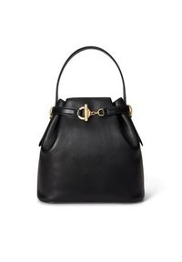 Lauren Ralph Lauren - LAUREN RALPH LAUREN Torebka 431982787001 Czarny. Kolor: czarny. Materiał: skórzane #6