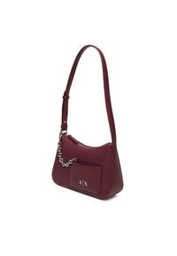 Armani Exchange Torebka XW001571 AF15625 UA343 Bordowy. Kolor: czerwony. Materiał: skórzane