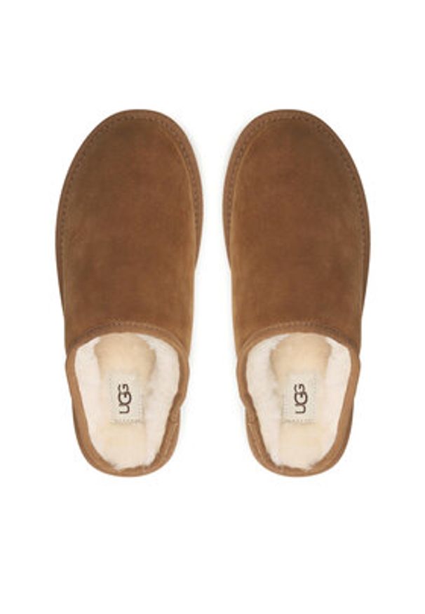 Ugg Kapcie M Classic Slip-On 1129290 Brązowy. Kolor: brązowy. Materiał: skóra