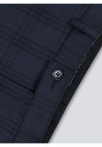 Pako Lorente - PAKO LORENTE – Granatowe spodnie garniturowe P21WP-6G-035-G. Kolor: niebieski. Materiał: wełna #4