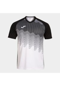 Koszulka z dekoltem w szpic Joma Tiger VI. Kolor: czarny, wielokolorowy, biały. Materiał: materiał. Sport: piłka nożna #1