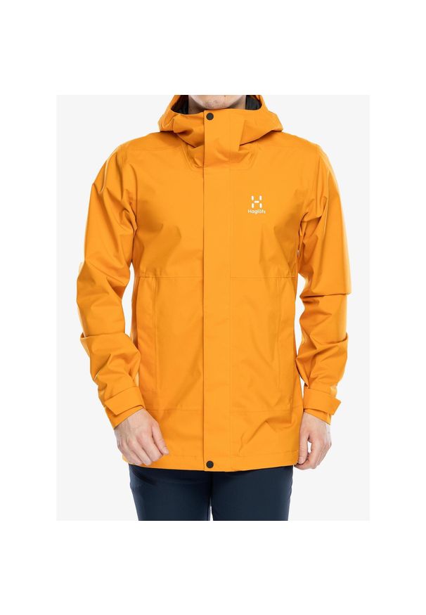Haglöfs - Kurtka z membraną męska Haglofs Koyal Proof Jacket. Kolor: pomarańczowy. Sport: turystyka piesza