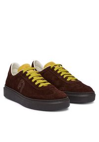 Furla Sneakersy Hype YM50HYP BX3494 PT 5300S Brązowy ciemny. Kolor: brązowy. Materiał: zamsz, skóra #4