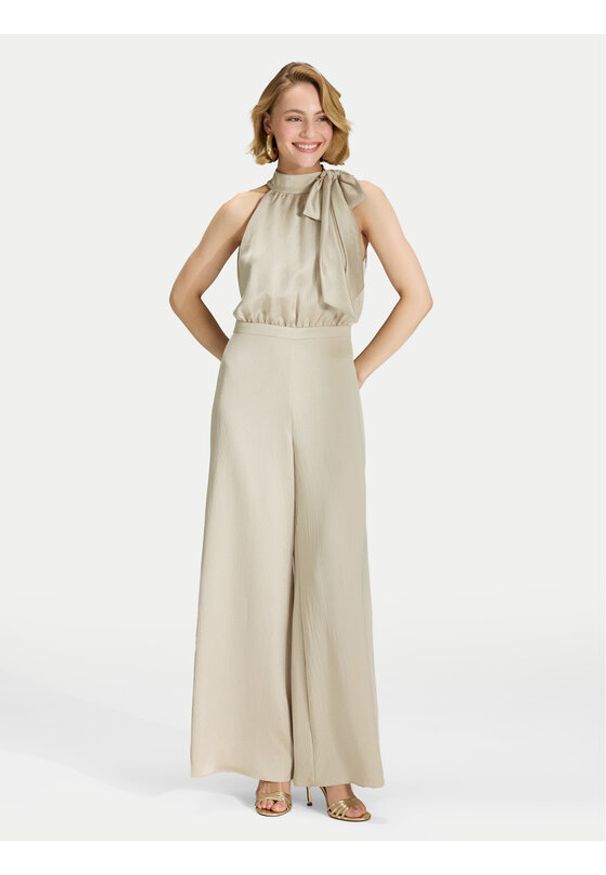 Swing Kombinezon 3AK01900 Beżowy Regular Fit. Kolor: beżowy. Materiał: syntetyk