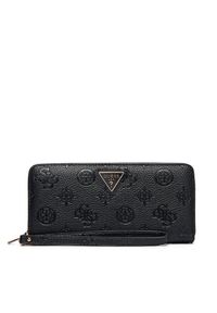 Guess Duży Portfel Damski Cresidia II Slg SWPD98 88146 Czarny. Kolor: czarny. Materiał: skóra