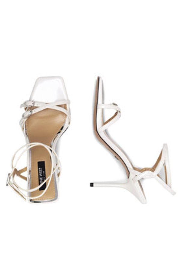 Nine West Sandały ZL23014CC Biały. Kolor: biały. Materiał: syntetyk