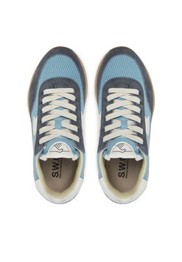 S.W.C Stepney Workers Club Sneakersy Osier S-Strike YP04211 Niebieski. Kolor: niebieski. Materiał: skóra, zamsz