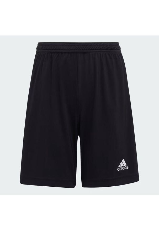 Adidas - Spodenki piłkarskie dla dzieci adidas Entrada 22. Kolor: czarny. Materiał: poliester. Styl: sportowy