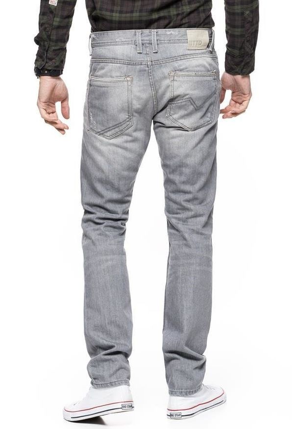 Tom Tailor - TOM TAILOR SPODNIE MĘSKIE AEDAN SLIM GREY DENIM 6203116.45.12 COL. 1393. Stan: obniżony