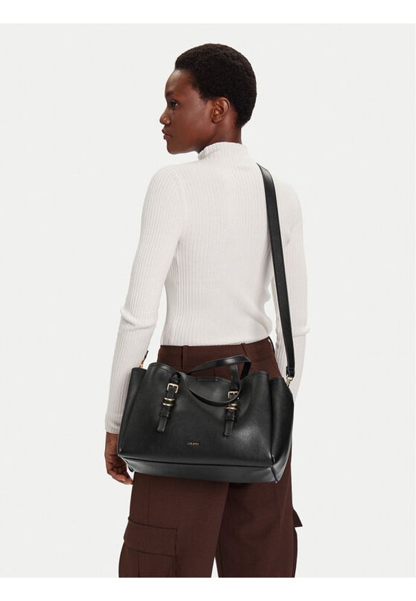 Aldo Torebka Meleah 14143603 Czarny. Kolor: czarny. Materiał: skórzane