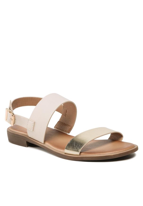 Sandały Clara Barson WS6112-01 Beige. Kolor: beżowy. Materiał: skóra