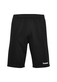 Spodenki sportowe dla dzieci Hummel Go Kids Cotton Bermuda Shorts. Kolor: czarny. Styl: sportowy