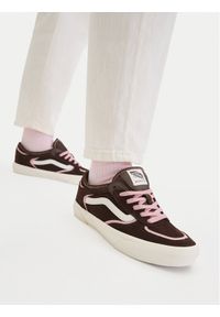 Vans Sneakersy Rowley Classic VN000SF43N11 Brązowy. Kolor: brązowy. Materiał: skóra, zamsz. Model: Vans Classic #1