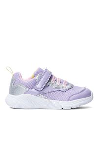Geox - Sneakersy dziecięce fioletowe GEOX J Sprintye Girl. Kolor: fioletowy. Materiał: materiał. Sport: bieganie #5