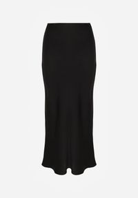 Renee - Czarna Satynowa Spódnica Maxi High Waist Formia. Stan: podwyższony. Kolor: czarny. Materiał: satyna #4