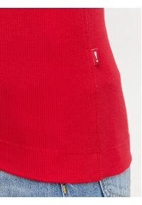 JOOP! Jeans Top Tana 30046103 Czerwony Slim Fit. Kolor: czerwony. Materiał: bawełna #2