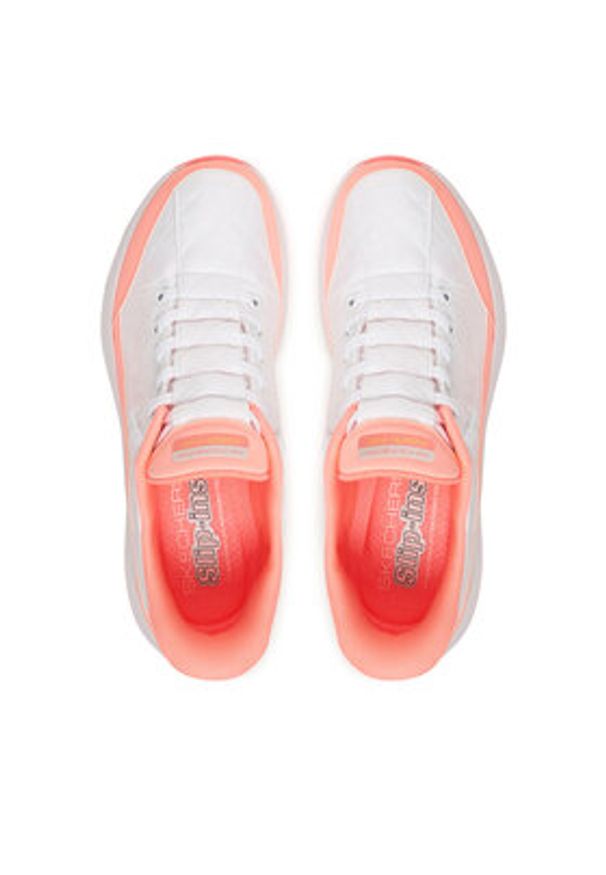 skechers - Skechers Sneakersy Contour Foam - Cozy Fit 150404/WCRL Biały. Kolor: biały. Materiał: materiał