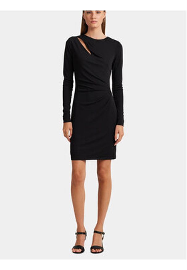 Lauren Ralph Lauren Sukienka koktajlowa 253926430001 Czarny Slim Fit. Kolor: czarny. Materiał: syntetyk. Styl: wizytowy