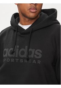 Adidas - adidas Bluza All Szn Fleece Graphic IW1202 Czarny Loose Fit. Kolor: czarny. Materiał: bawełna #6